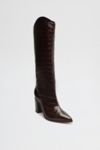 Thumbnail View 3: Schutz Maryana Leather Knee-High Croc Boot