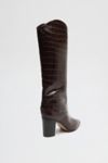 Thumbnail View 4: Schutz Maryana Leather Knee-High Croc Boot