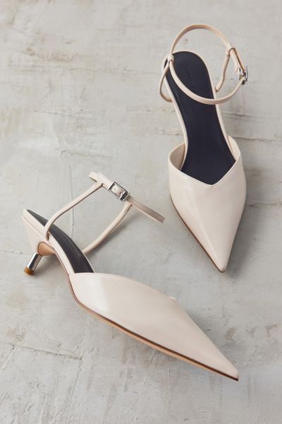 Charles & Keith Pointed Toe Flared Heel