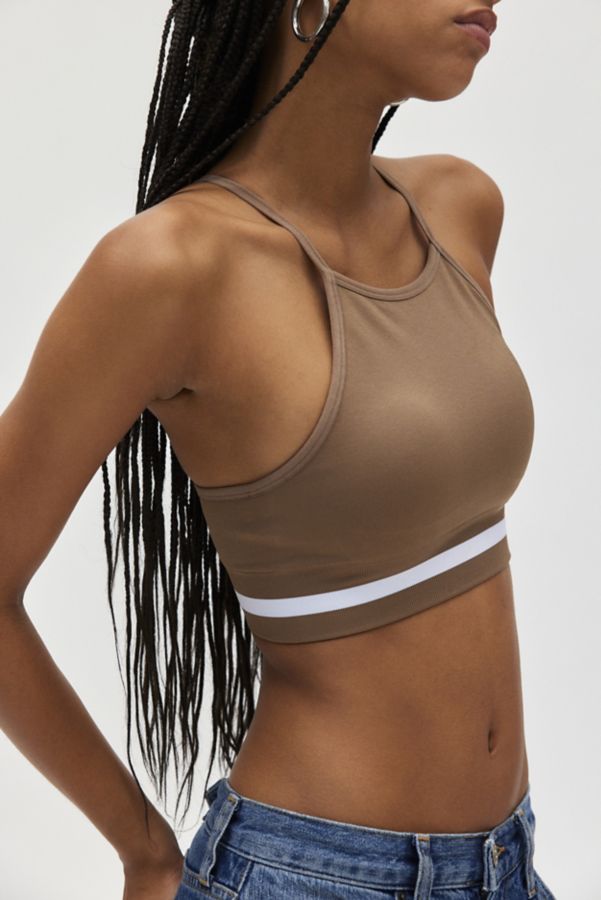 Slide View: 2: The Upside Angie Seamless Cropped Tank Top