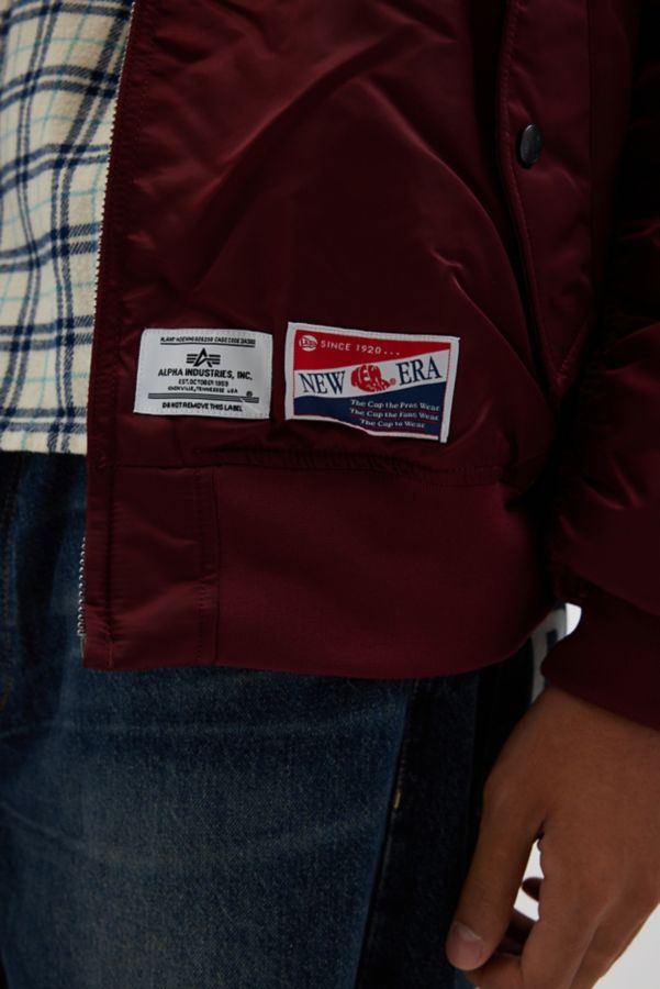 Slide View: 4: New Era X Alpha Industries MLB Philadelphia Phillies Varsity Jacket