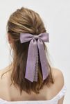 Thumbnail View 1: Barrette Nœud Dolly en Satin et Dentelle