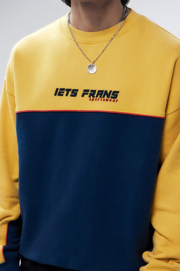 Slide View: 2: iets frans ... Panel Sweatshirt