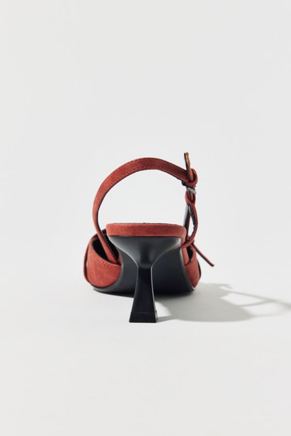 Slide View: 4: UO Capri Buckle Slingback Heel