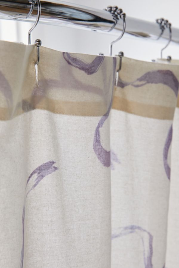 Slide View: 3: Printed Bows Shower Curtain