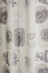 Thumbnail View 2: Coastal Vibes Patterned Shower Curtain