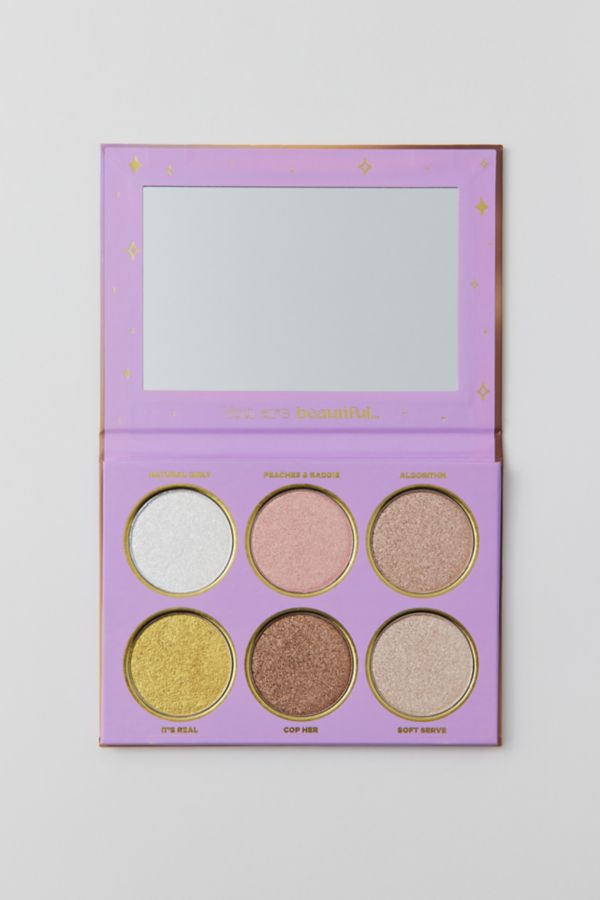 Slide View: 2: Marylia Scott Cosmetics Your Highlighter Is Too Bright Pressed Highlighter Palette