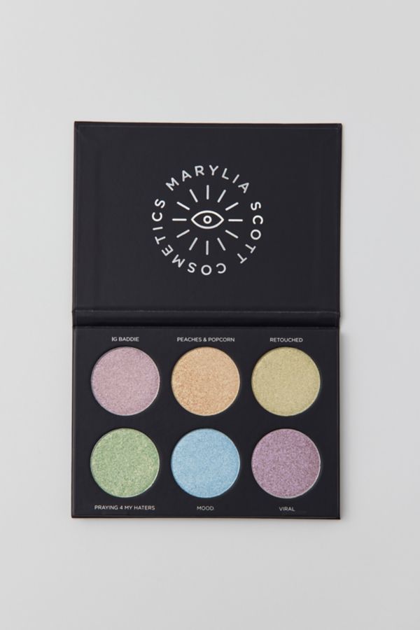 Slide View: 1: Marylia Scott Cosmetics Your Highlighter Is Too Bright Pressed Highlighter Palette