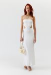 Thumbnail View 2: AFRM Livia Knit Cutout Strapless Maxi Dress