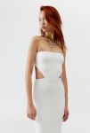 Thumbnail View 3: AFRM Livia Knit Cutout Strapless Maxi Dress