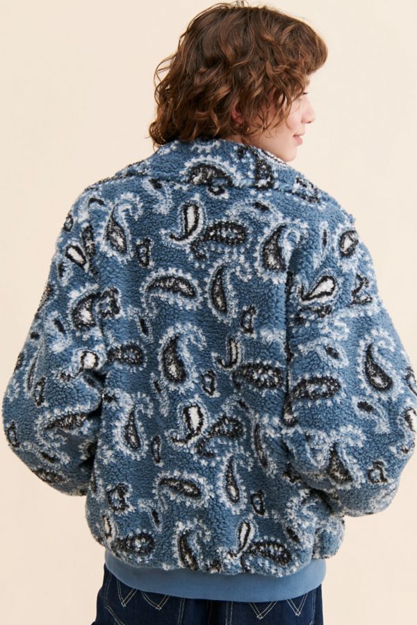 Slide View: 2: UO Printed Fleece Jacket