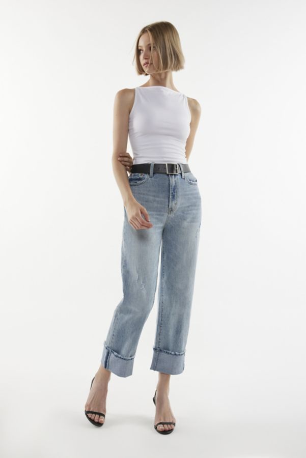 Slide View: 1: Pistola Cassie Cuffed Crop Jean