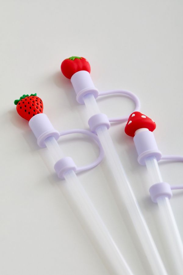 Slide View: 2: Icon Straw Topper - Set Of 3