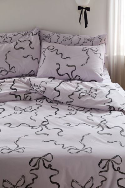 Painted Bows Duvet Set