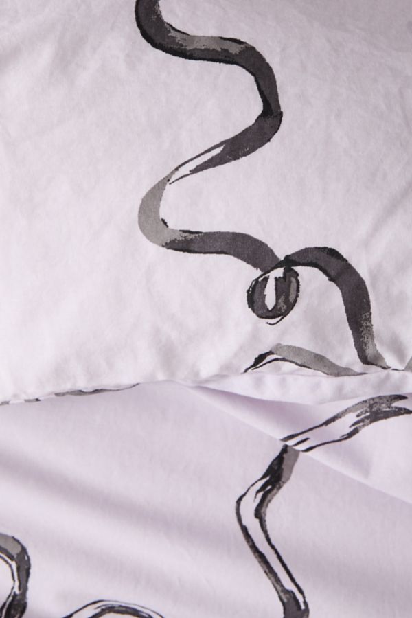 Slide View: 3: Painted Bows Duvet Set