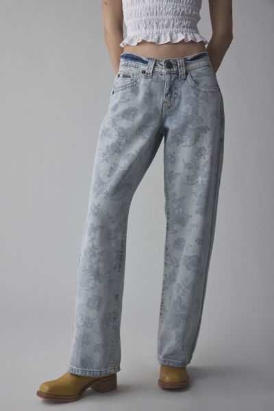 BDG Kayla Printed Low-Rise Jean