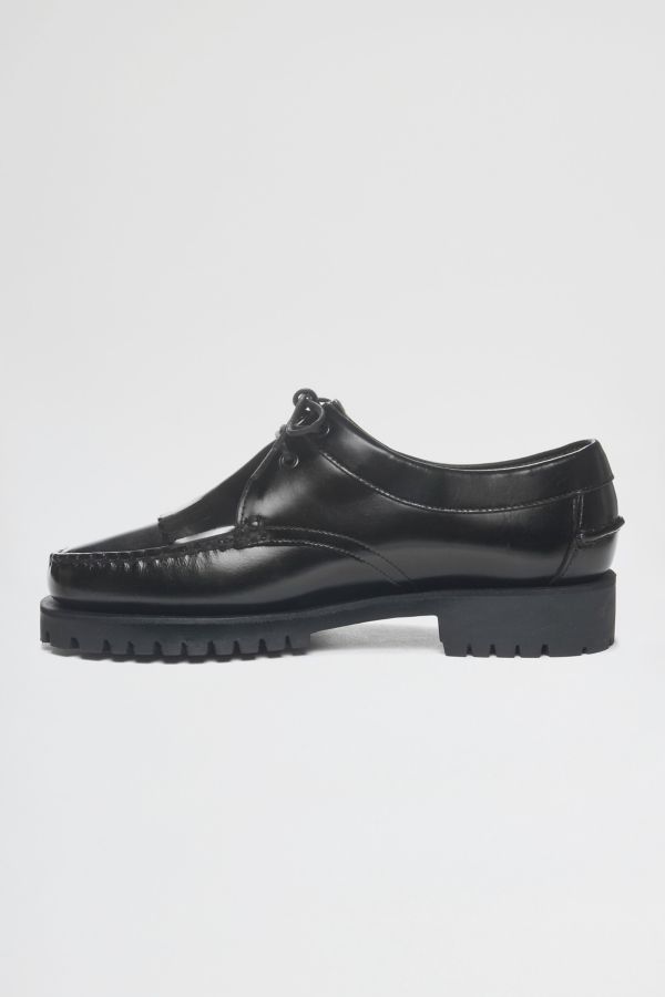 Slide View: 3: Sebago James Fringe Lug Sole Shoe