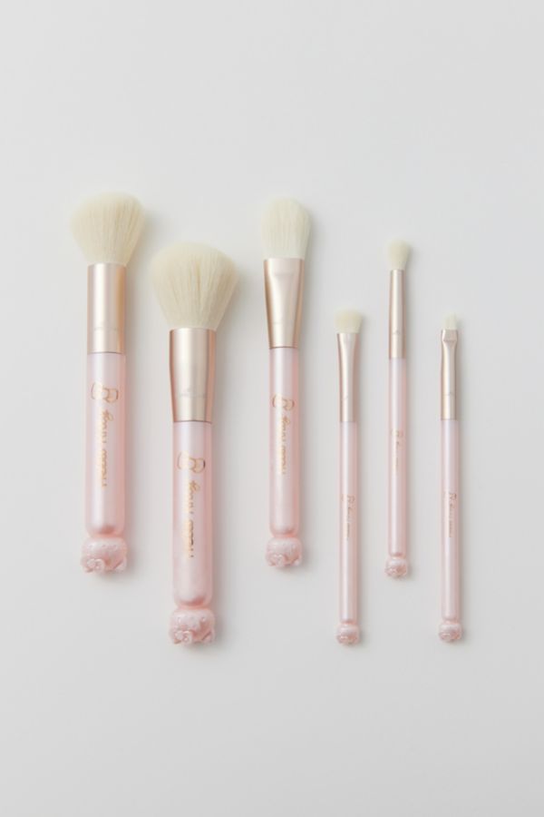 Slide View: 2: Impressions Vanity Co. Sanrio Hello Kitty Kawaii Icon 6-Piece Makeup Brush Set