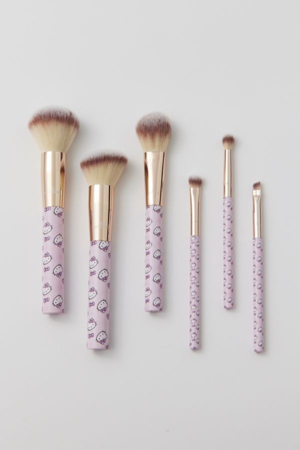 Slide View: 1: Impressions Vanity Co. Supercute Signature 6-Piece Makeup Brush Set