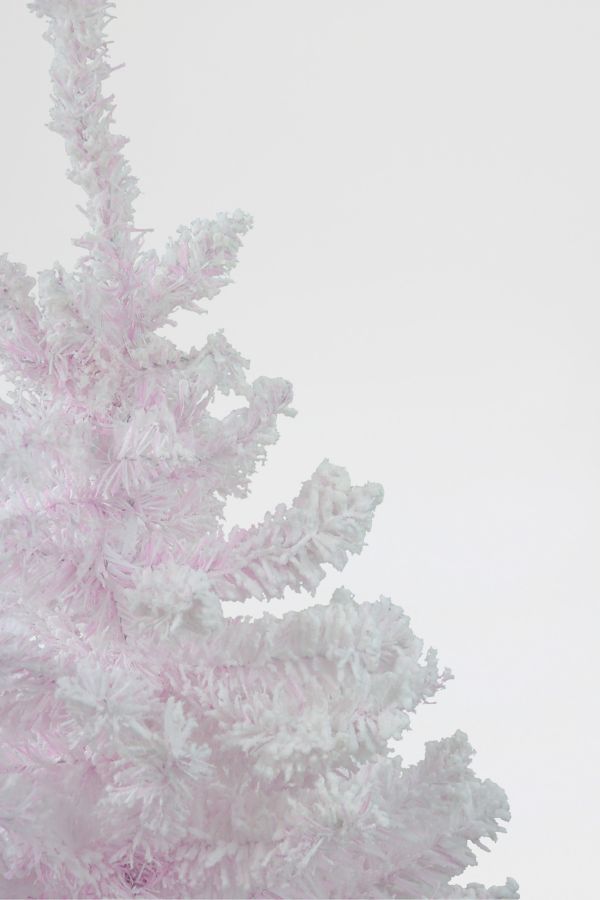 Slide View: 2: Flocked Spruce 3ft Artificial Christmas Tree