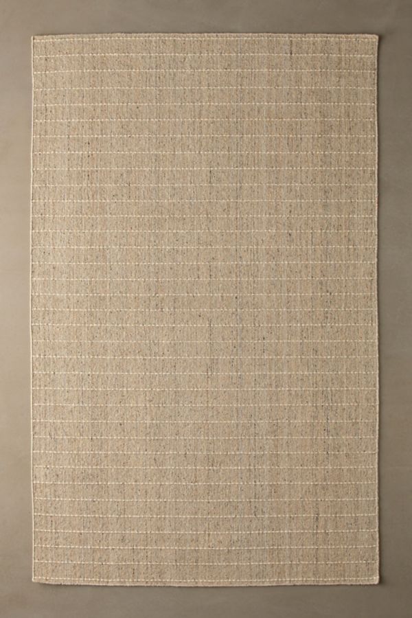 Slide View: 1: Ollie Top Stitch Woven Rug