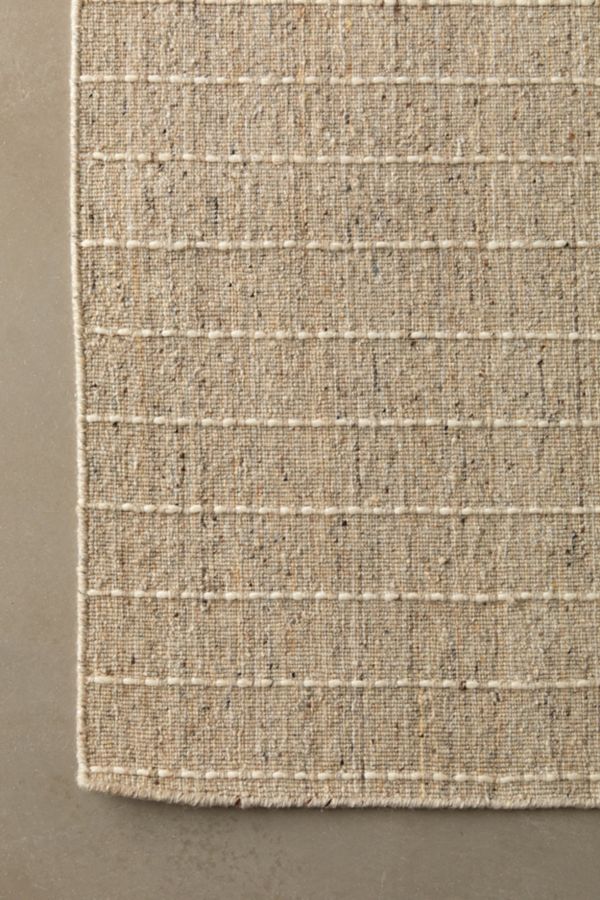 Slide View: 4: Ollie Top Stitch Woven Rug