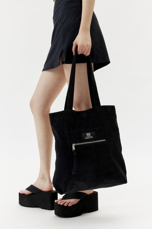 Slide View: 1: BDG Corduroy Tote Bag