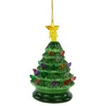 Thumbnail View 5: Battery-Operated LED Ceramic Holiday Tree Ornament