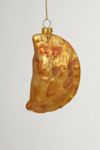 Thumbnail View 1: Golden Glittered Pierogi Glass Ornament