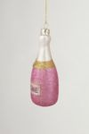 Thumbnail View 4: Glittered Champagne Bottle Glass Ornament