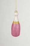 Thumbnail View 5: Glittered Champagne Bottle Glass Ornament