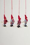 Thumbnail View 1: Cozy Holiday Skiers Ornament Set of 4