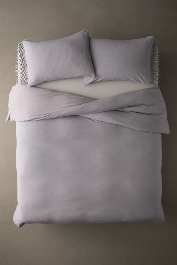 Slide View: 3: Festival Jersey Fringe Duvet Cover