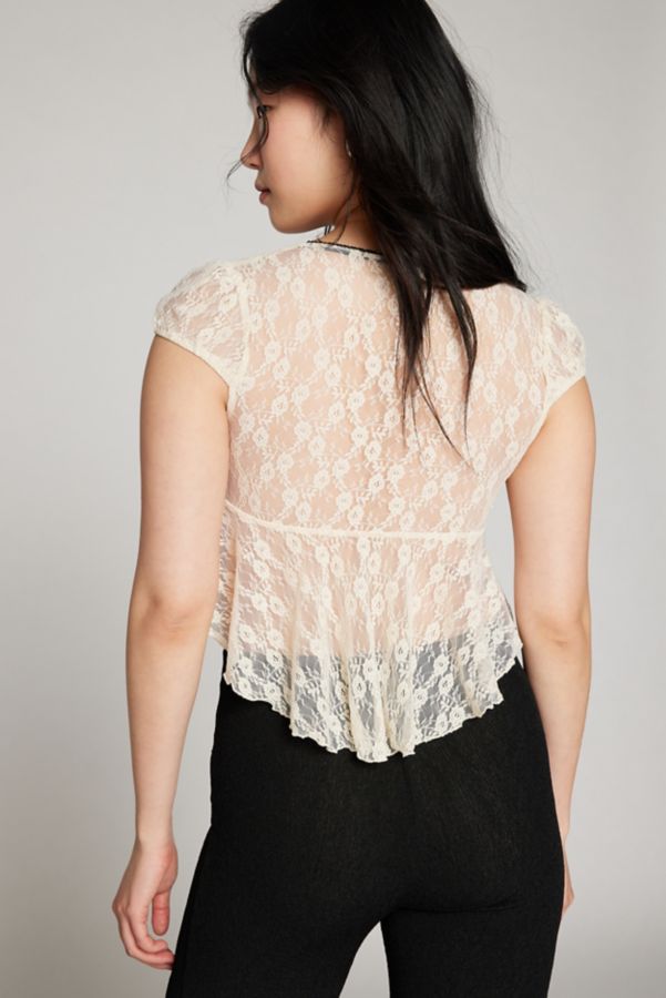 Slide View: 4: Kimchi Blue Taylor Lace Babydoll Top