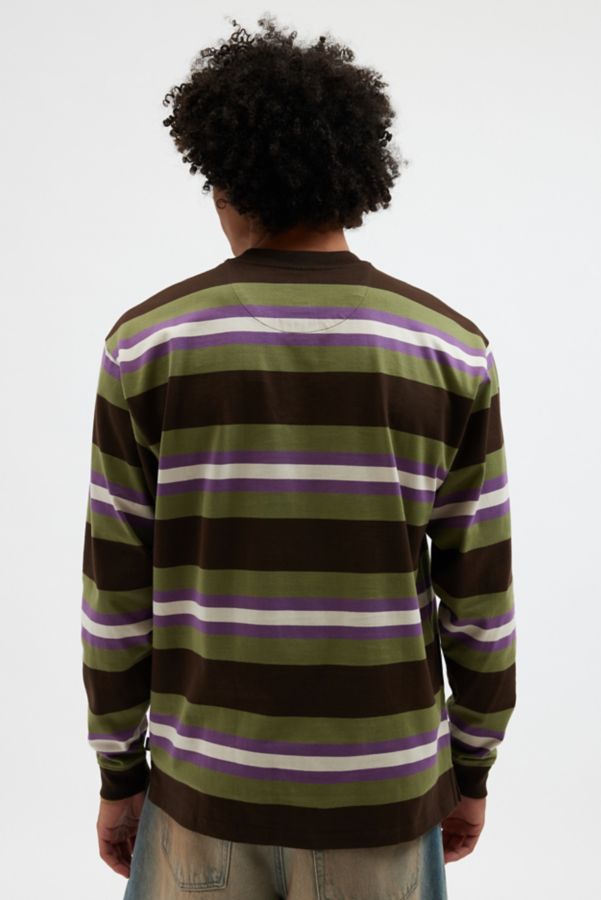 Slide View: 2: Vans Wilton Striped Knit Long Sleeve Tee