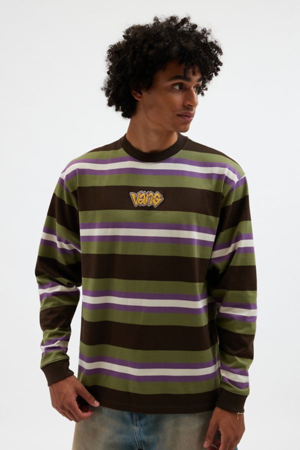 Slide View: 4: Vans Wilton Striped Knit Long Sleeve Tee