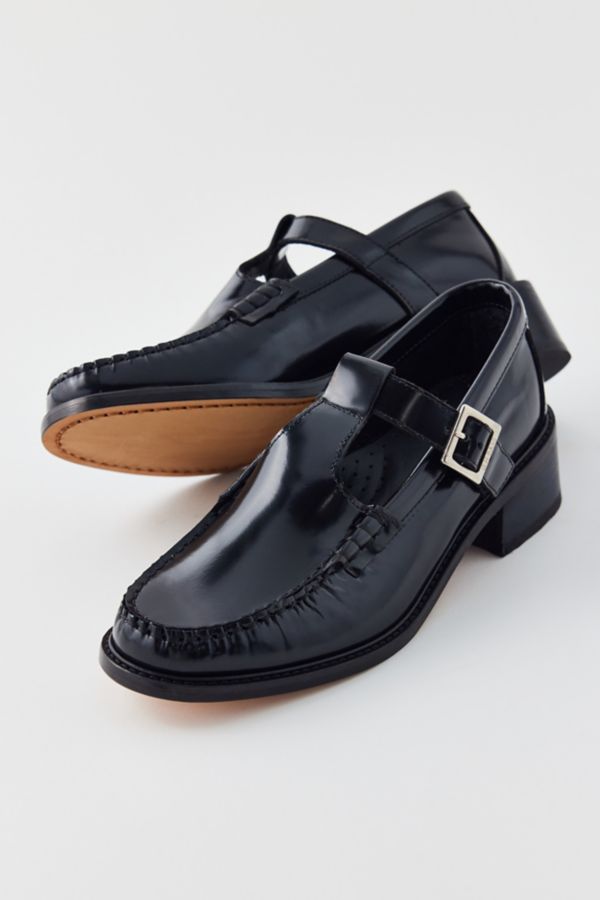 Slide View: 2: G.H. Bass Mary Jane Block Heel Weejuns® Loafer