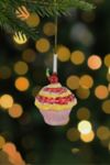 Thumbnail View 2: Cupcake with Cherry Glass Ornament