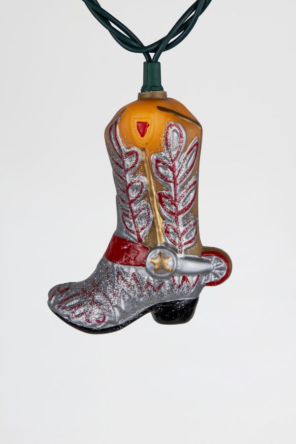 Slide View: 3: Cowboy Boot 6ft String Lights