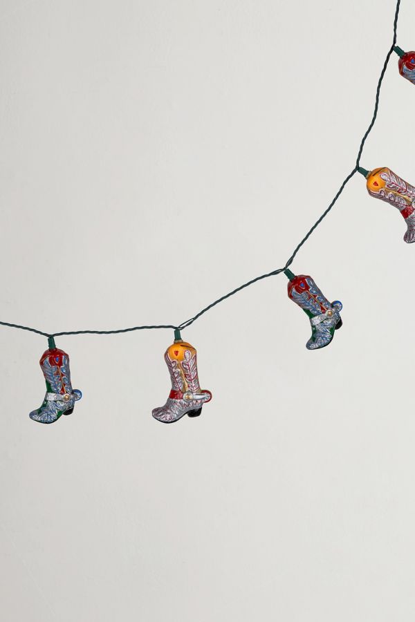 Slide View: 4: Cowboy Boot 6ft String Lights