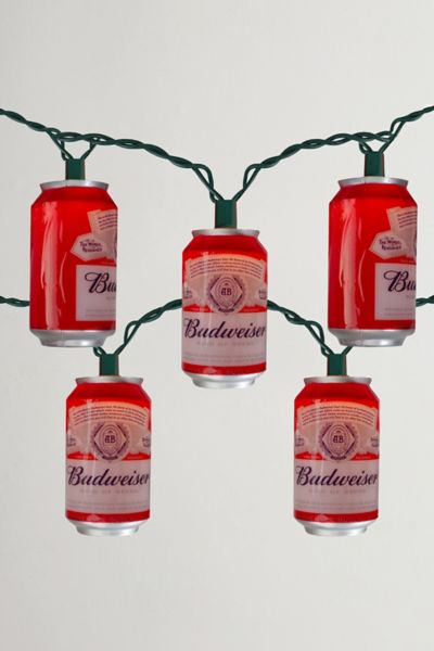 Budweiser Can 9 ft String Lights