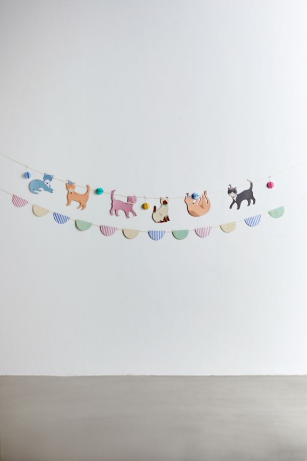 Slide View: 2: Meri Meri Kitten Garland