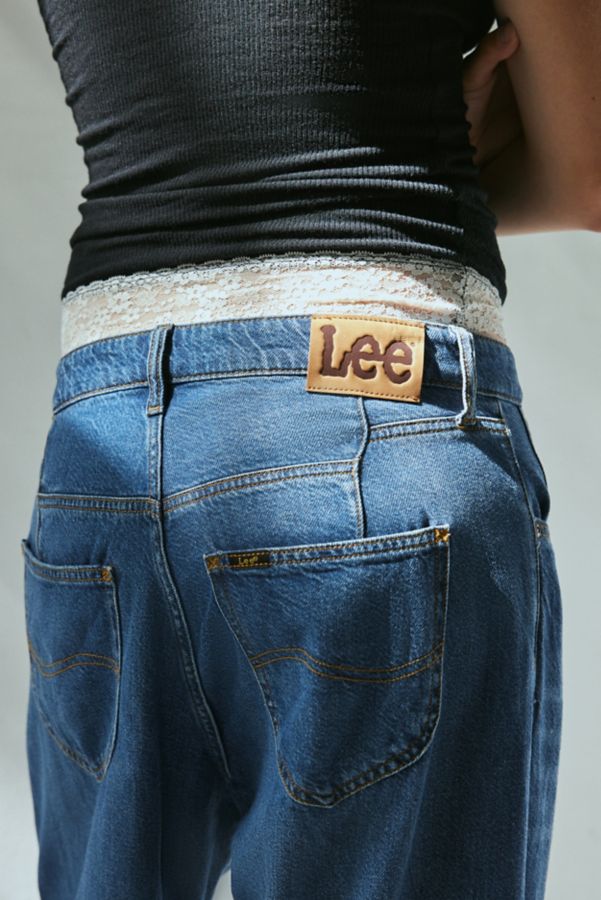 Slide View: 5: Lee Loose Crop Button Fly Ankle Jean