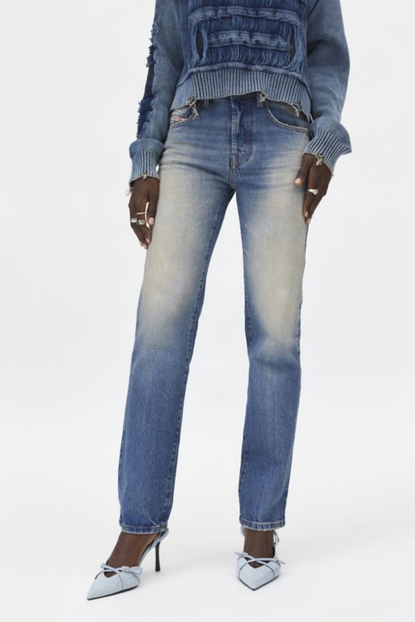 Slide View: 2: Diesel 1989 D-Mine Mid Rise Slim Straight Jean