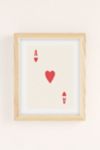 Thumbnail View 2: April Lane Art Red Ace Of Hearts Art Print