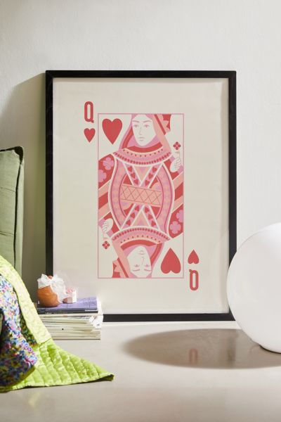 April Lane Art Queen Of Hearts Art Print