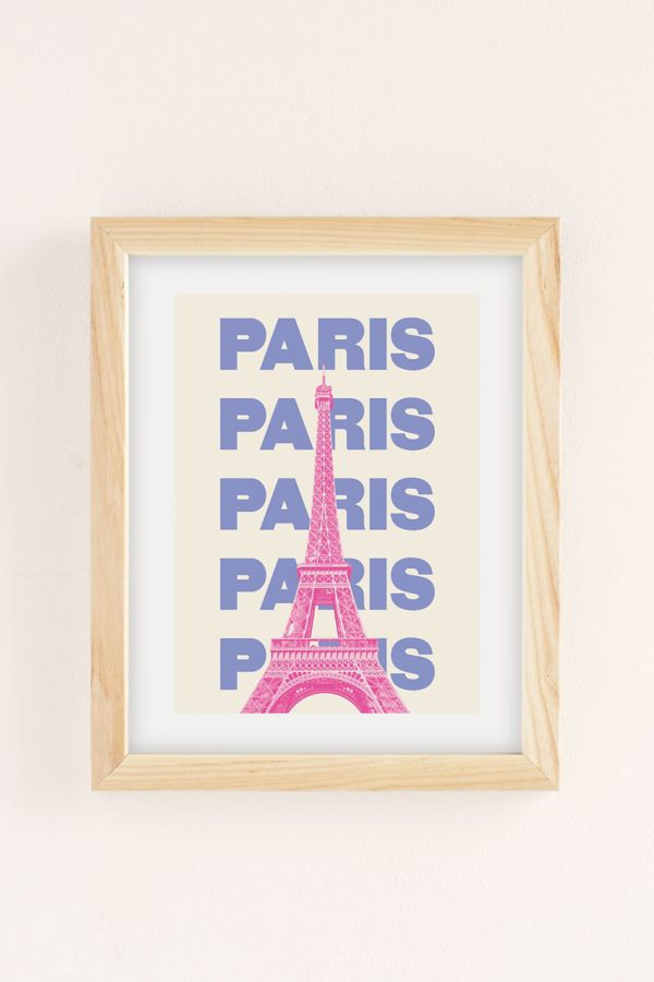 Slide View: 2: April Lane Art Paris Eiffel Tower Art Print