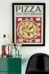 Thumbnail View 1: PSTR Studio Elin PK Pizza Quattro Formaggi Frameless Art Print