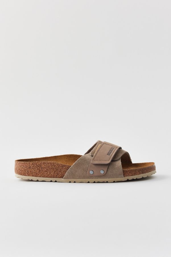 Slide View: 2: Birkenstock Oita Suede Leather Sandal