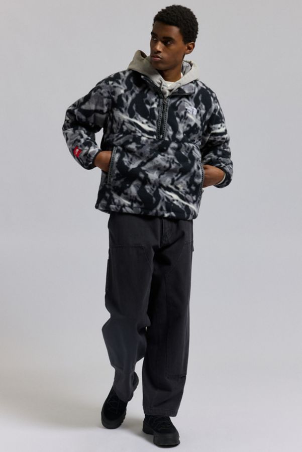 Slide View: 4: The North Face Fleeski Patterned Quarter Zip Fleece Sweatshirt